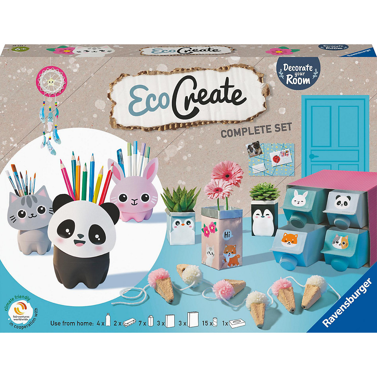 EcoCreate Maxi Upcycling-Set - Decorate your Room