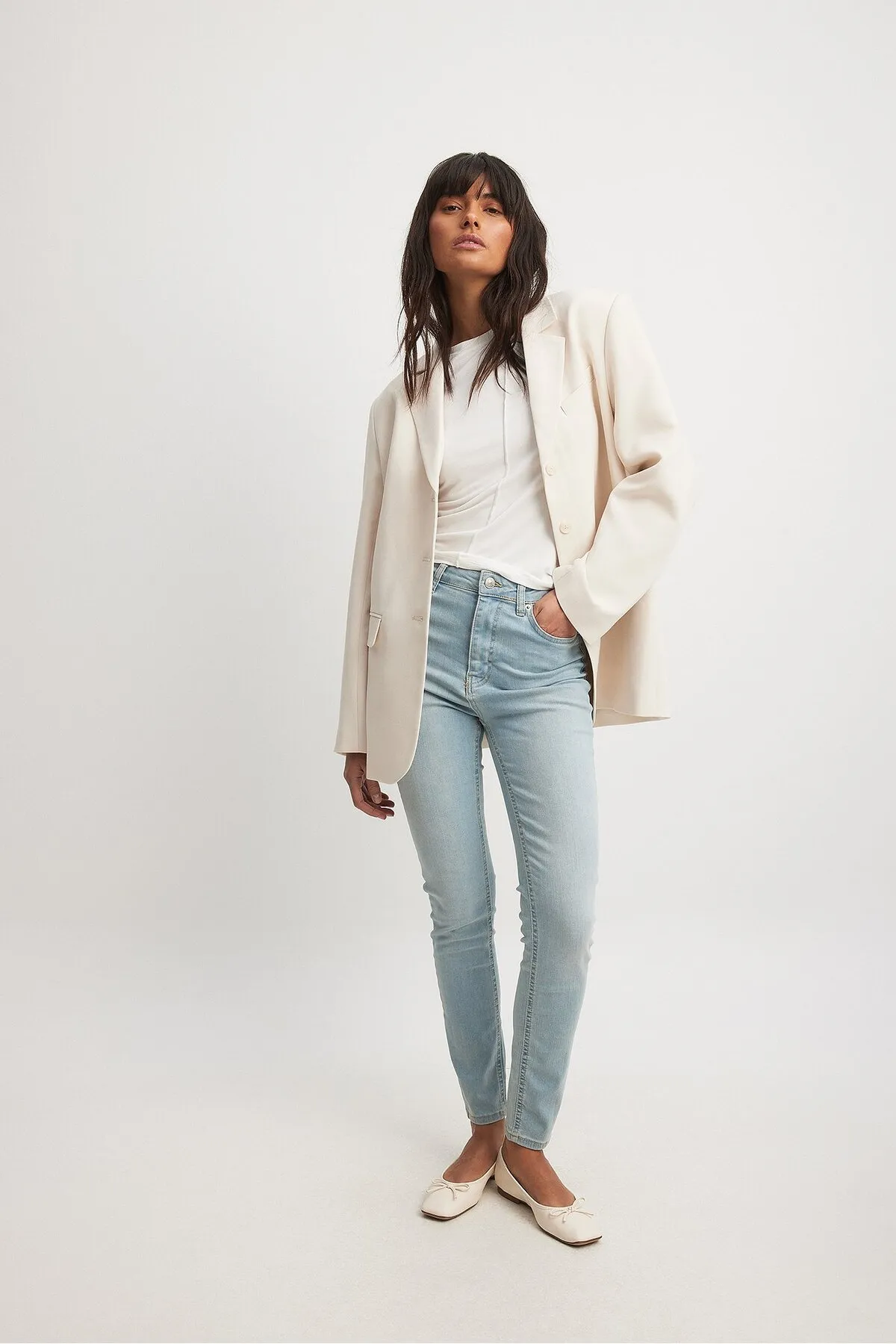 NA-KD  Jeans - Blau - Skinny