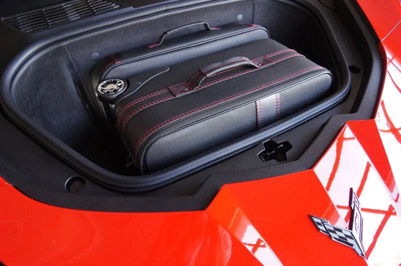 Roadsterbag Chevrolet Corvette C8 (Cabrio + Coupé) - 2-tlg. Kofferset Front Kofferraum