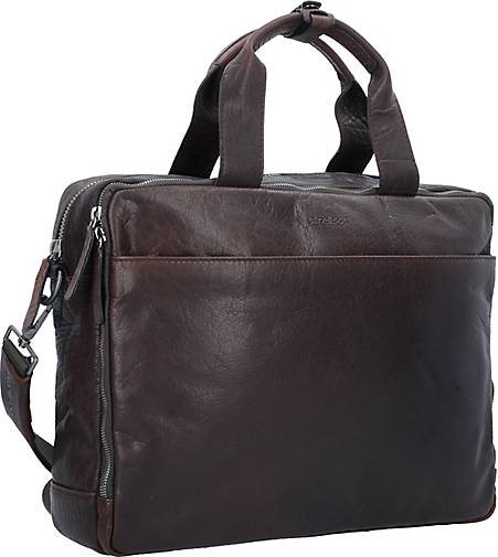 Strellson Coleman Aktentasche Leder 38 cm Laptopfach