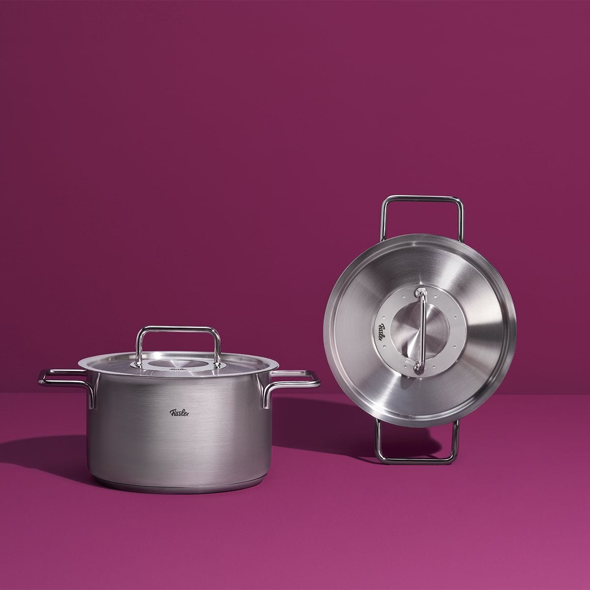 Fissler Pure Collection Bratentopf mit Metalldeckel