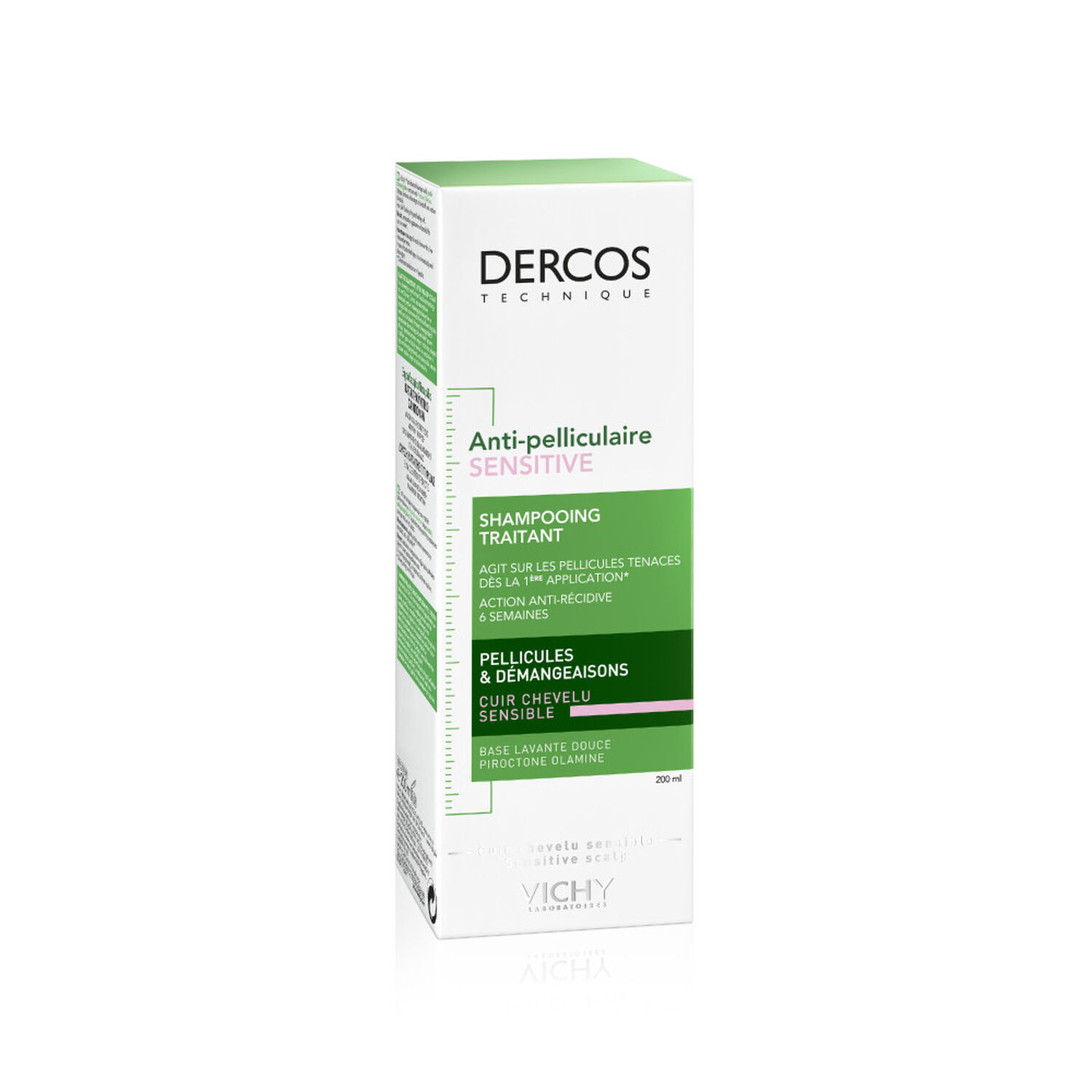 Vichy Dercos Technique Anti-Pelliculaire Shampooing Cuir Chevelu Sensible 200 ml