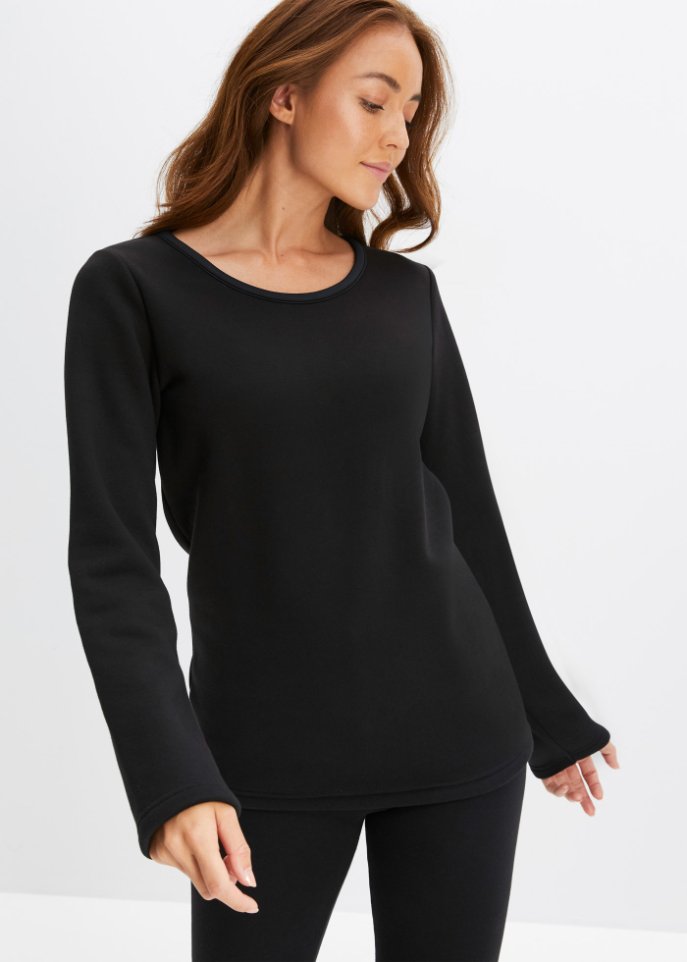 Thermo Funktionsshirt mit Kuschelfleece Futter