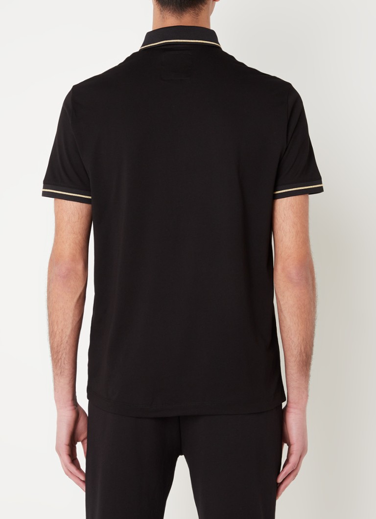 Tricou polo Armani Exchange slim fit cu logo