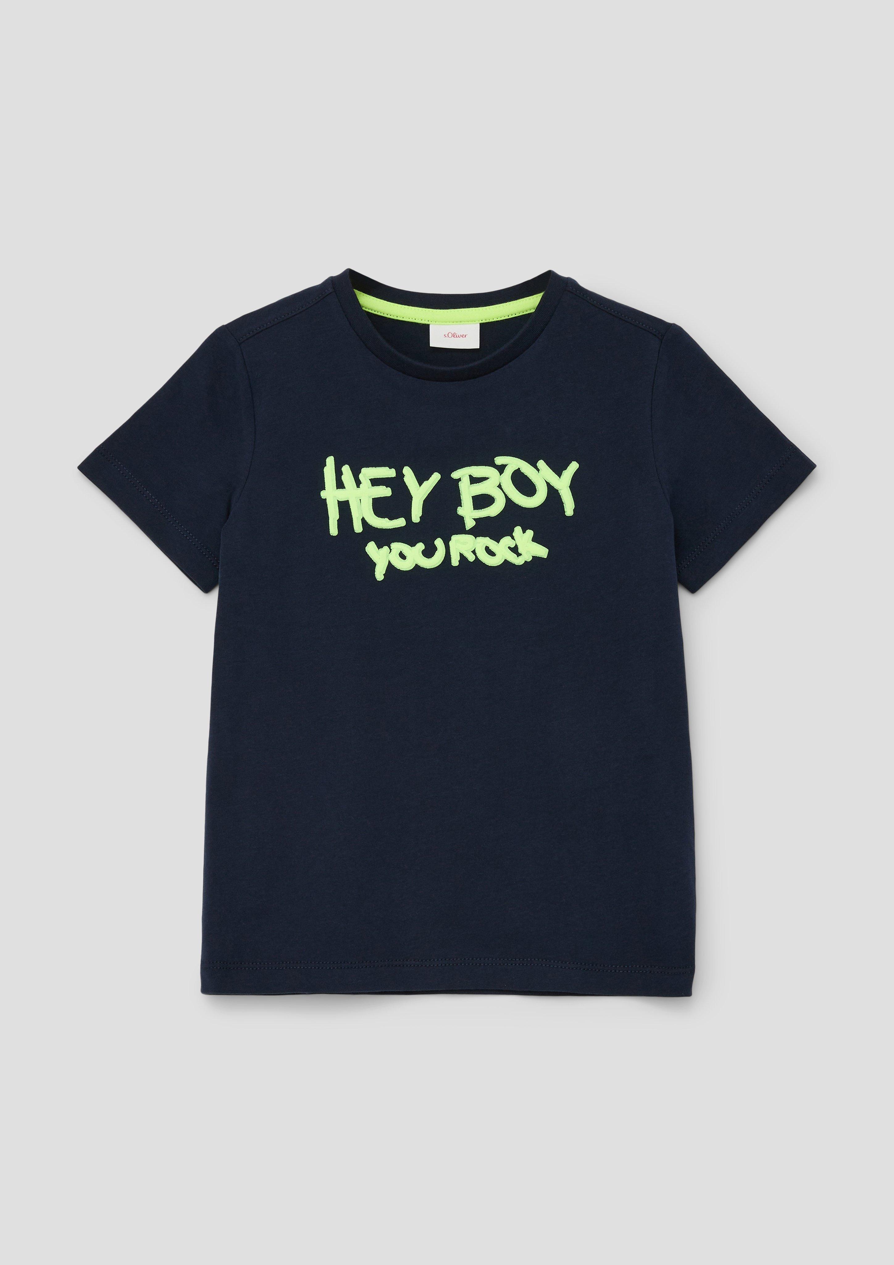 T-Shirt mit Relief-Print  2140407-5952