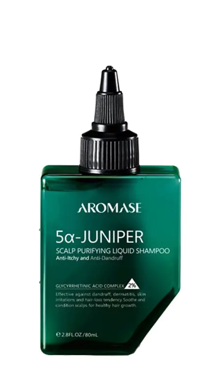 Aromase 5α Juniper Scalp Purifying Peeling - υγρό καθαρισμού για όλους τους τύπους τριχωτού της κεφαλής, 80 ml