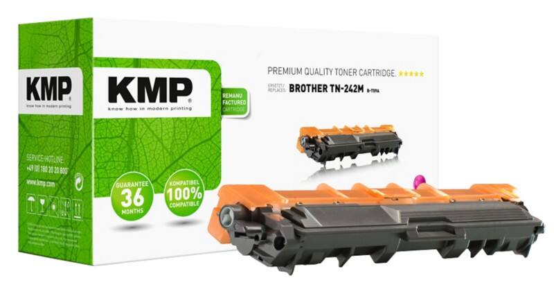 Kompatible KMP Brother TN-242M Tonerkartusche Magenta
