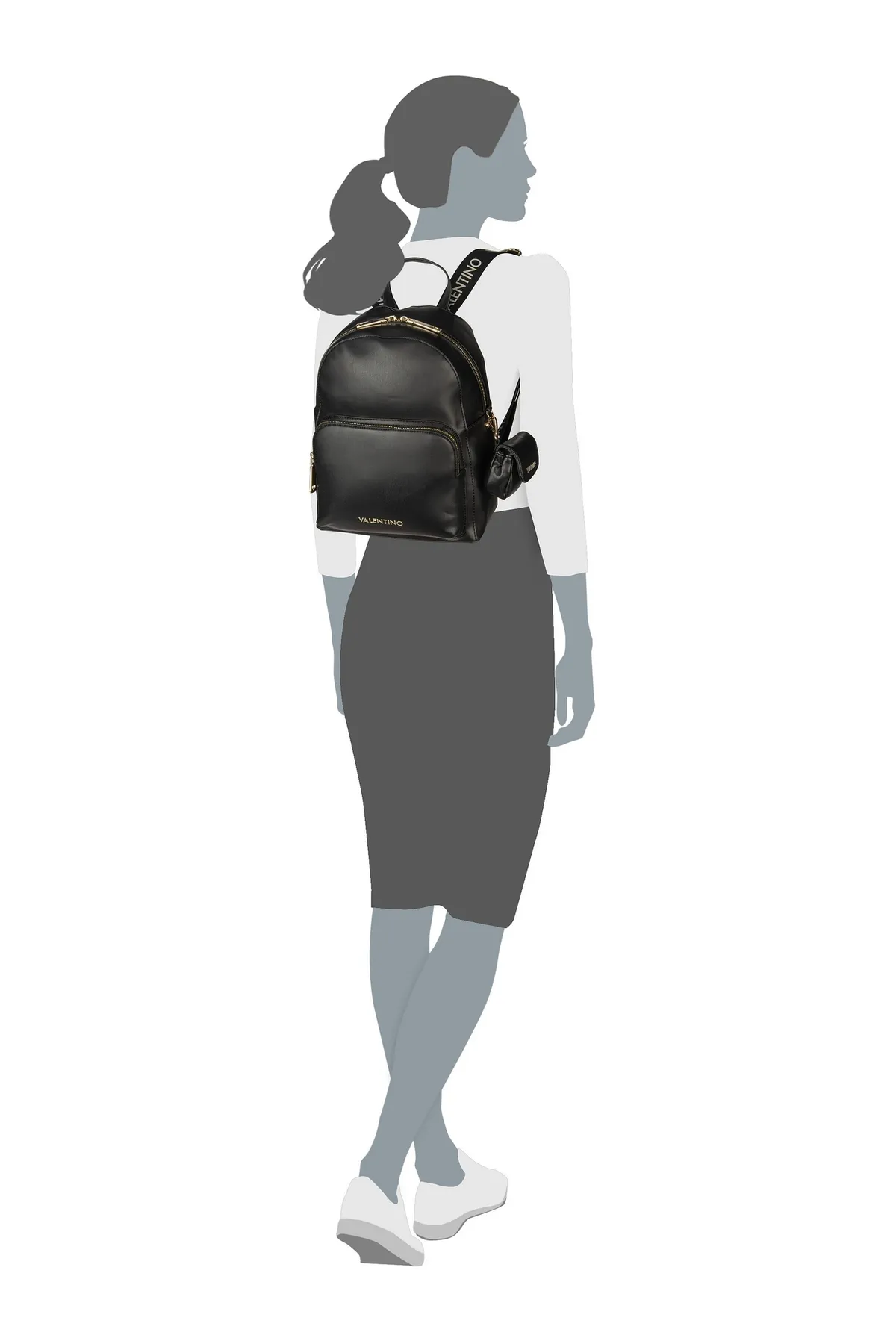 Valentino Bags  Rucksack - Schwarz - Unifarben