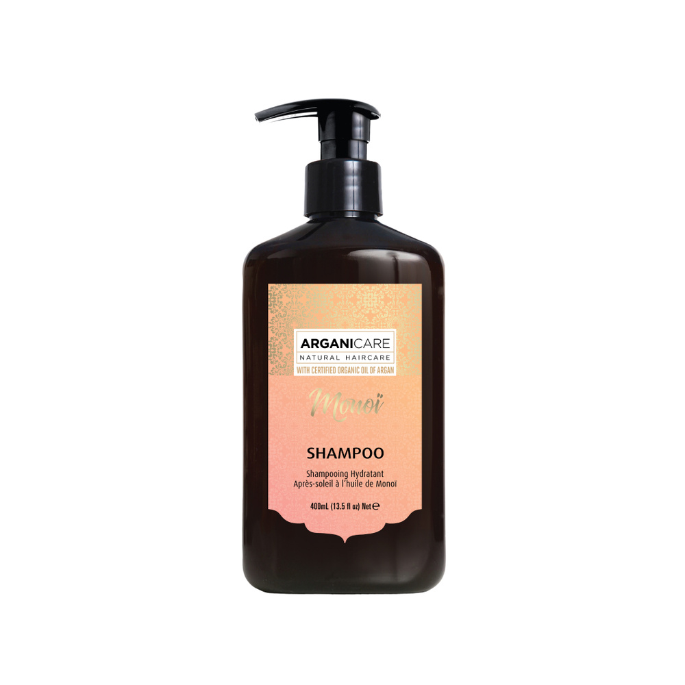 Arganicare Shampooing hydratant Après-soleil à l’huile de Monoï Shampooing