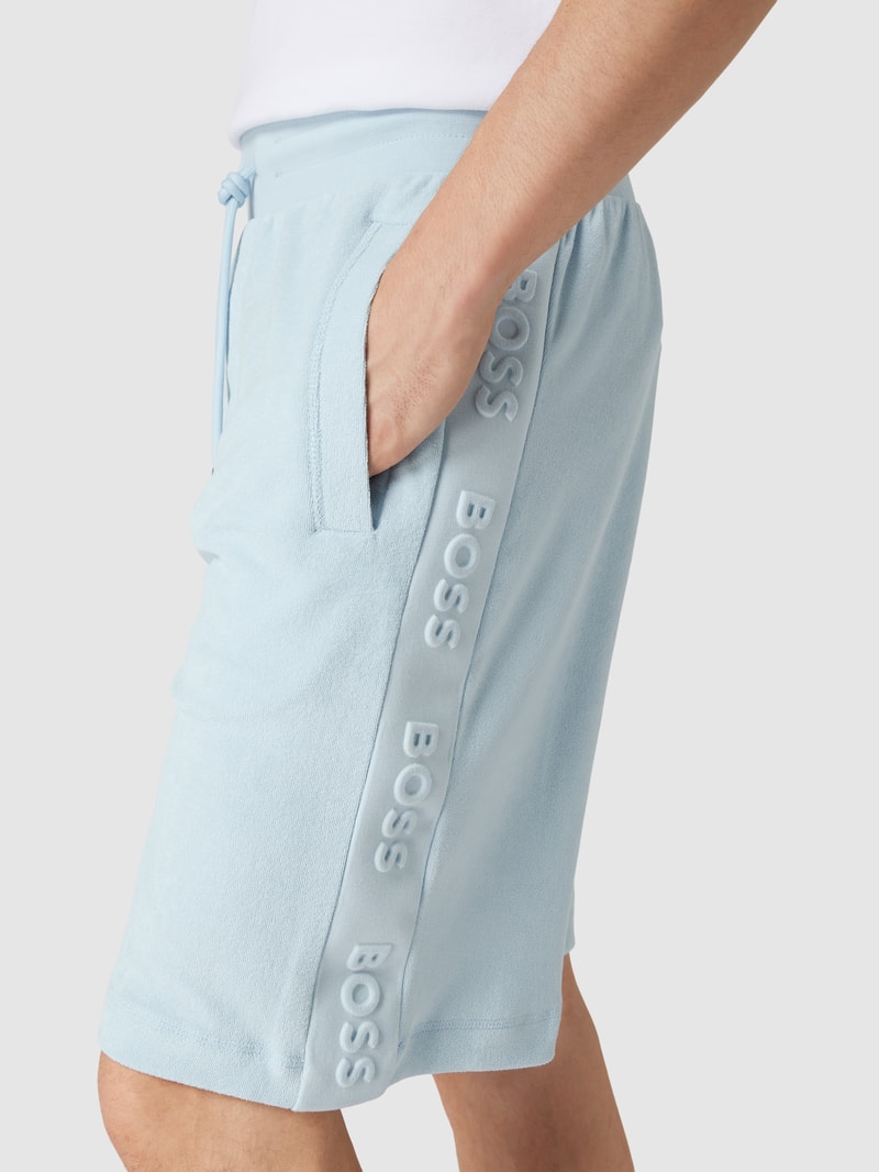 Sweatshorts aus Frottee Modell 'Lamson' in bleu