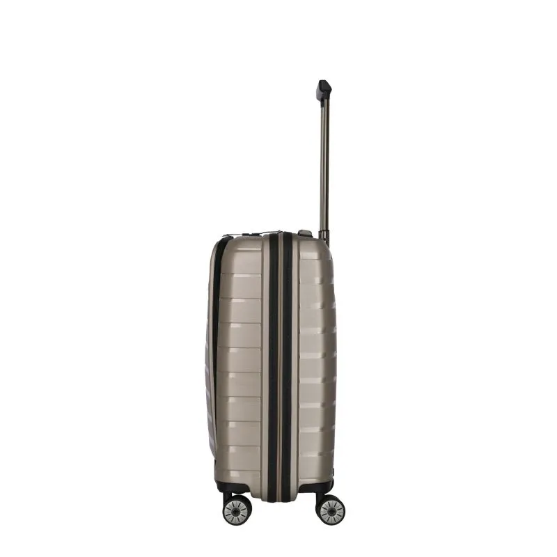 Travelite AIR BASE Trolley S m. Vortasche (4 Räder) - Champagner