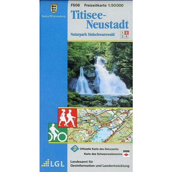 LGL BW 50 000 Freizeit Titisee-Neustadt - Wanderkarte