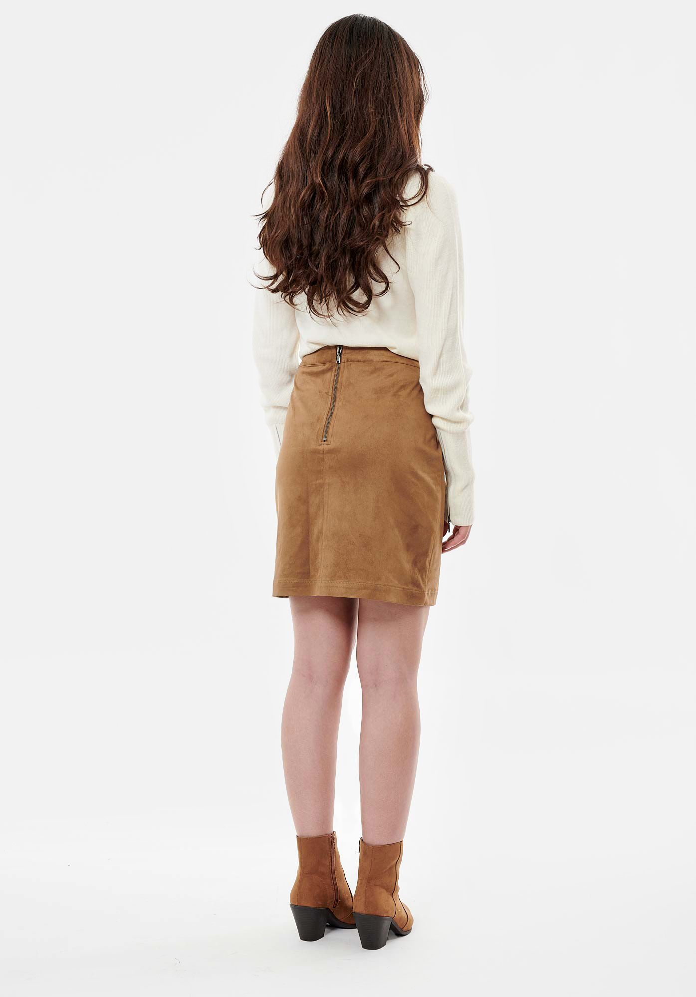BATIA  Jupe marron femme