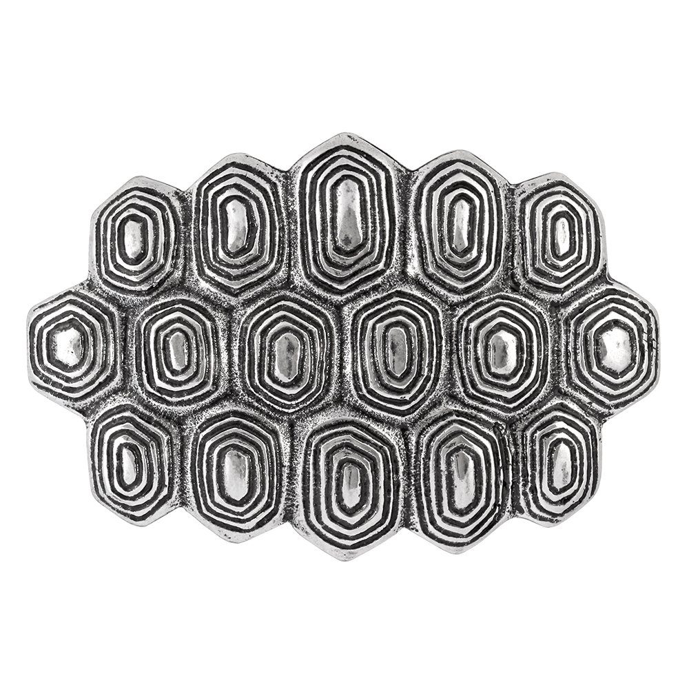 FREDERIC HERMANO Gürtelschnalle 30mm Zamak Silber - Buckle Turtle - 323407520020