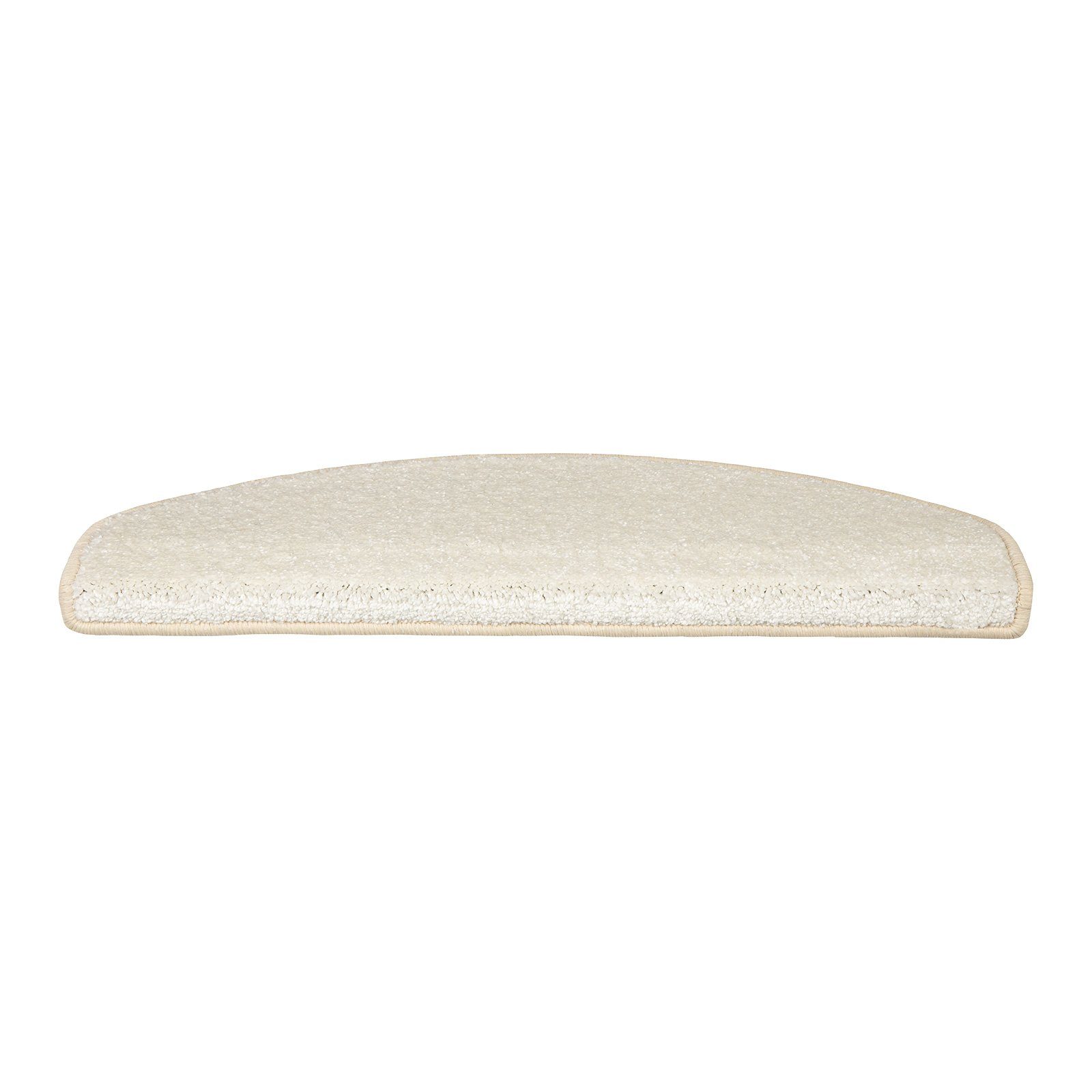 Stufenmatte Marseille,Treppenschoner, Stufenschutz, Schutzmatte in vielen Farben, Karat, Halbrund, Höhe: 13.5 mm, Edler Velours