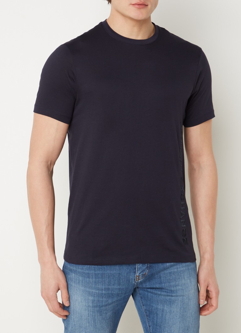 Armani Exchange T-krekls ar izšuvumu no logotipa