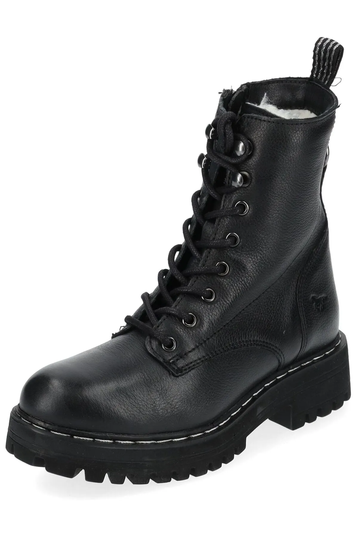 Mustang  Stiefelette - Schwarz - Blockabsatz