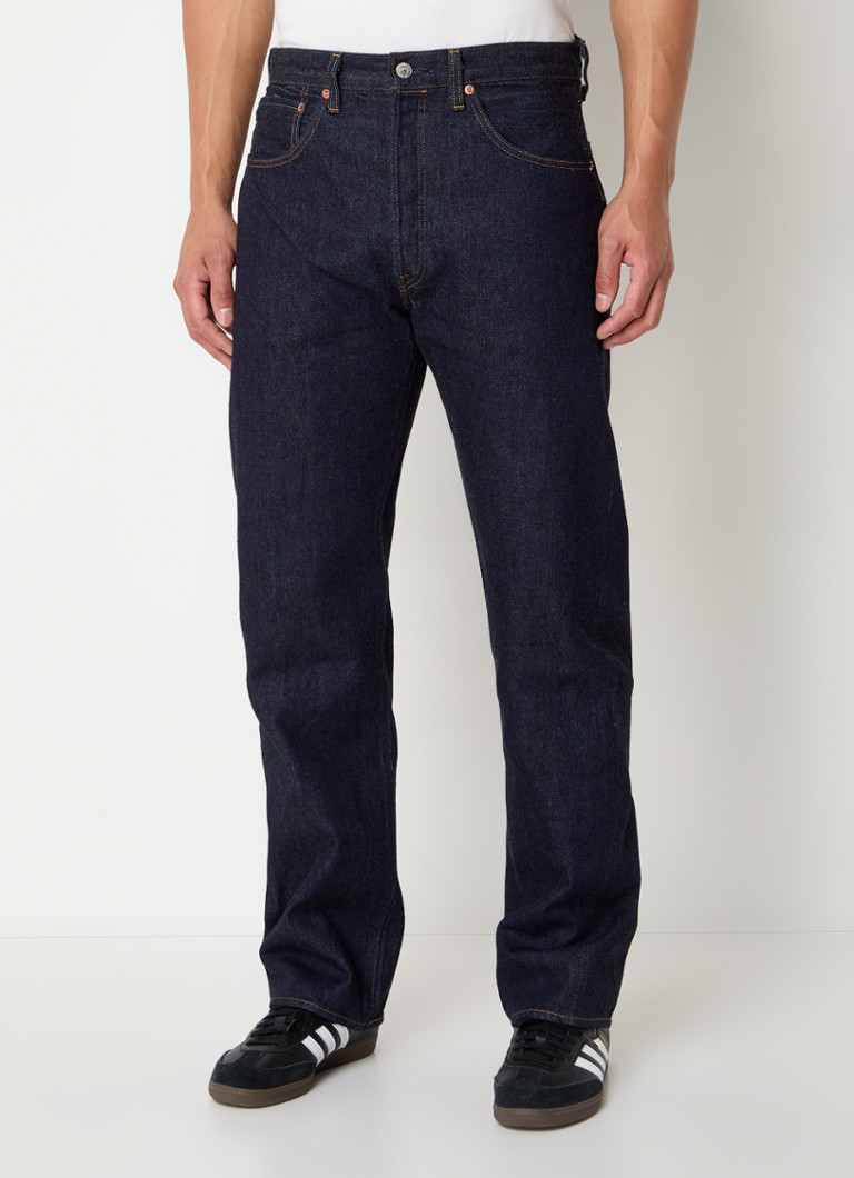 Blugi Levi's 501 slim fit din 1955, decolorare închisă