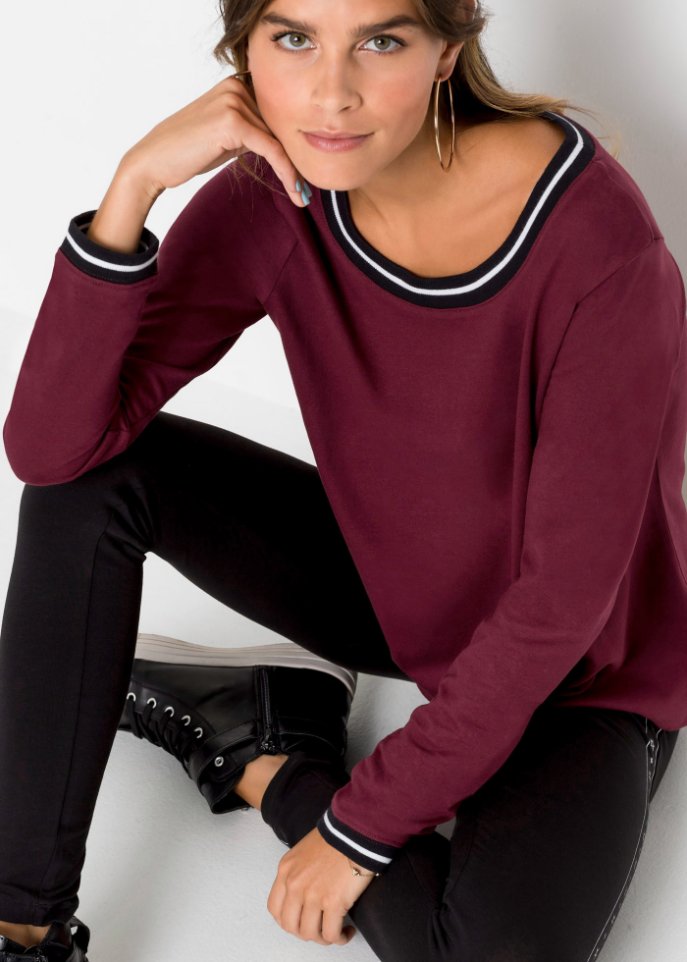 Langarmshirt aus Bio Baumwolle