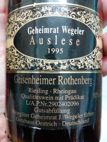 Weingüter WegelerRothenberg Auslese 2021