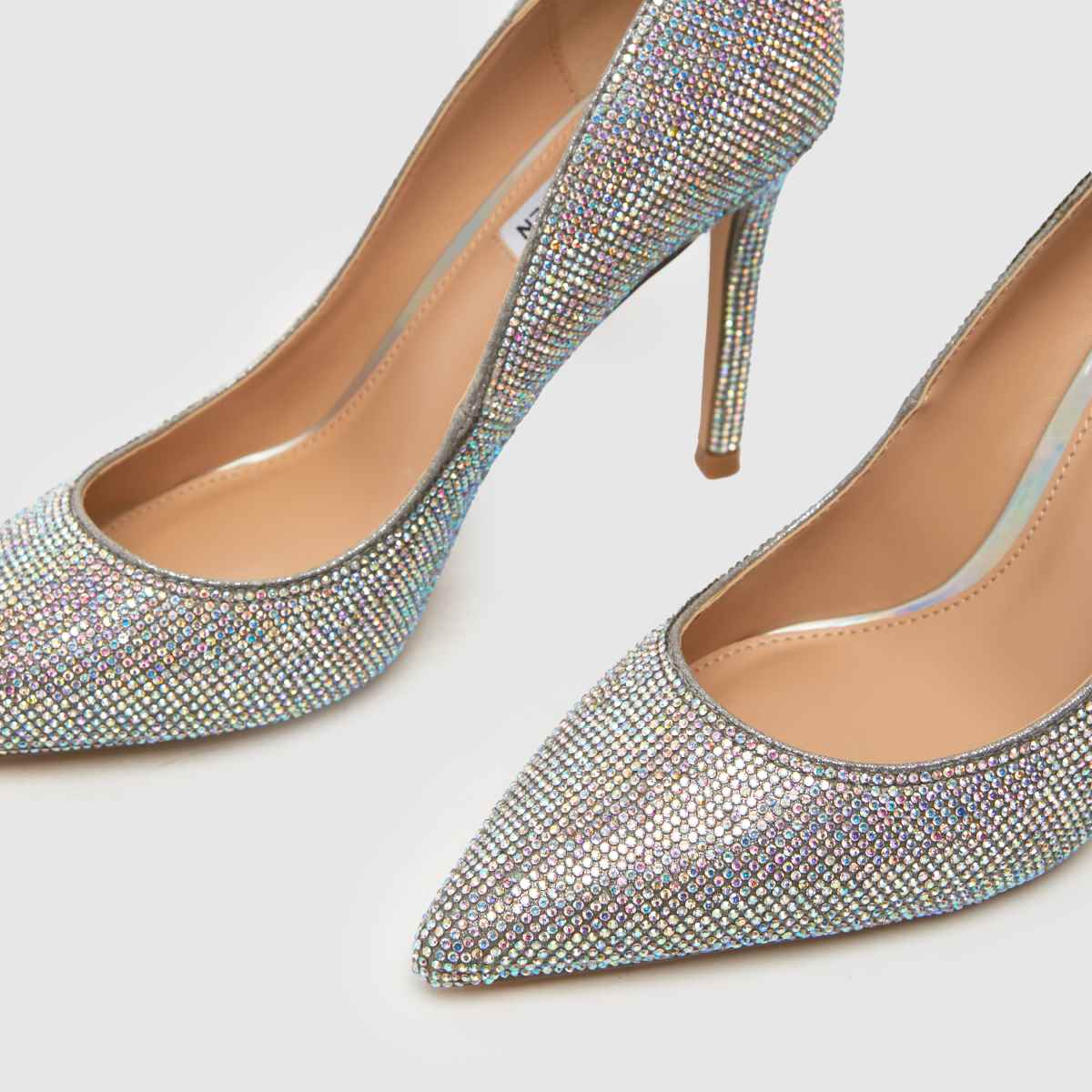 Steve Madden Evelyn Point magassarkú cipő ezüst színben