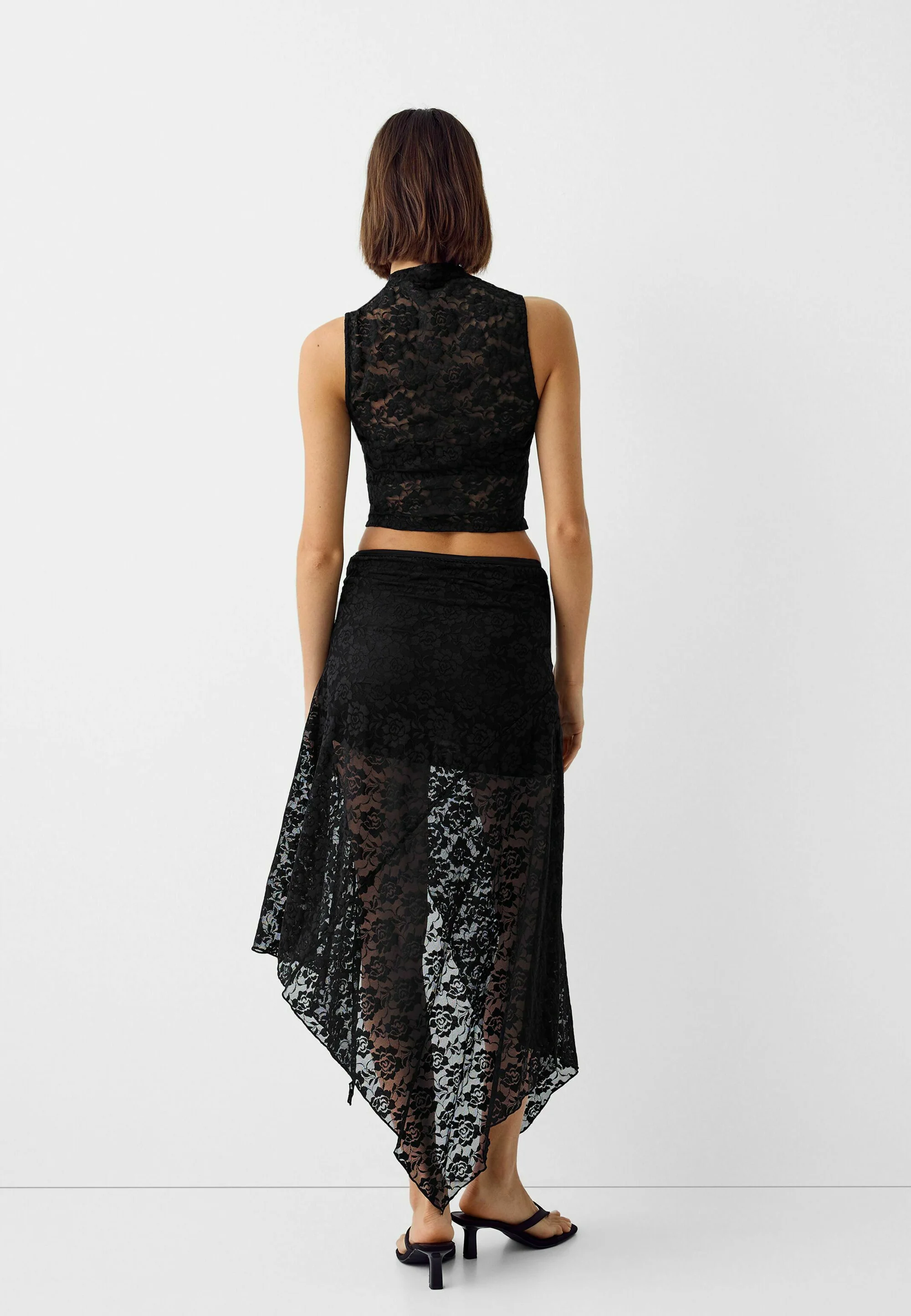 Bershka MIDI - Falda larga