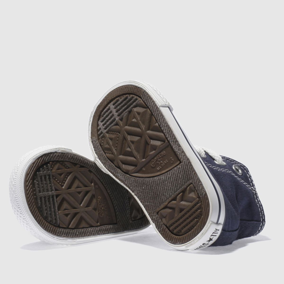 Converse marinblå All Star Hi-skor för småbarn