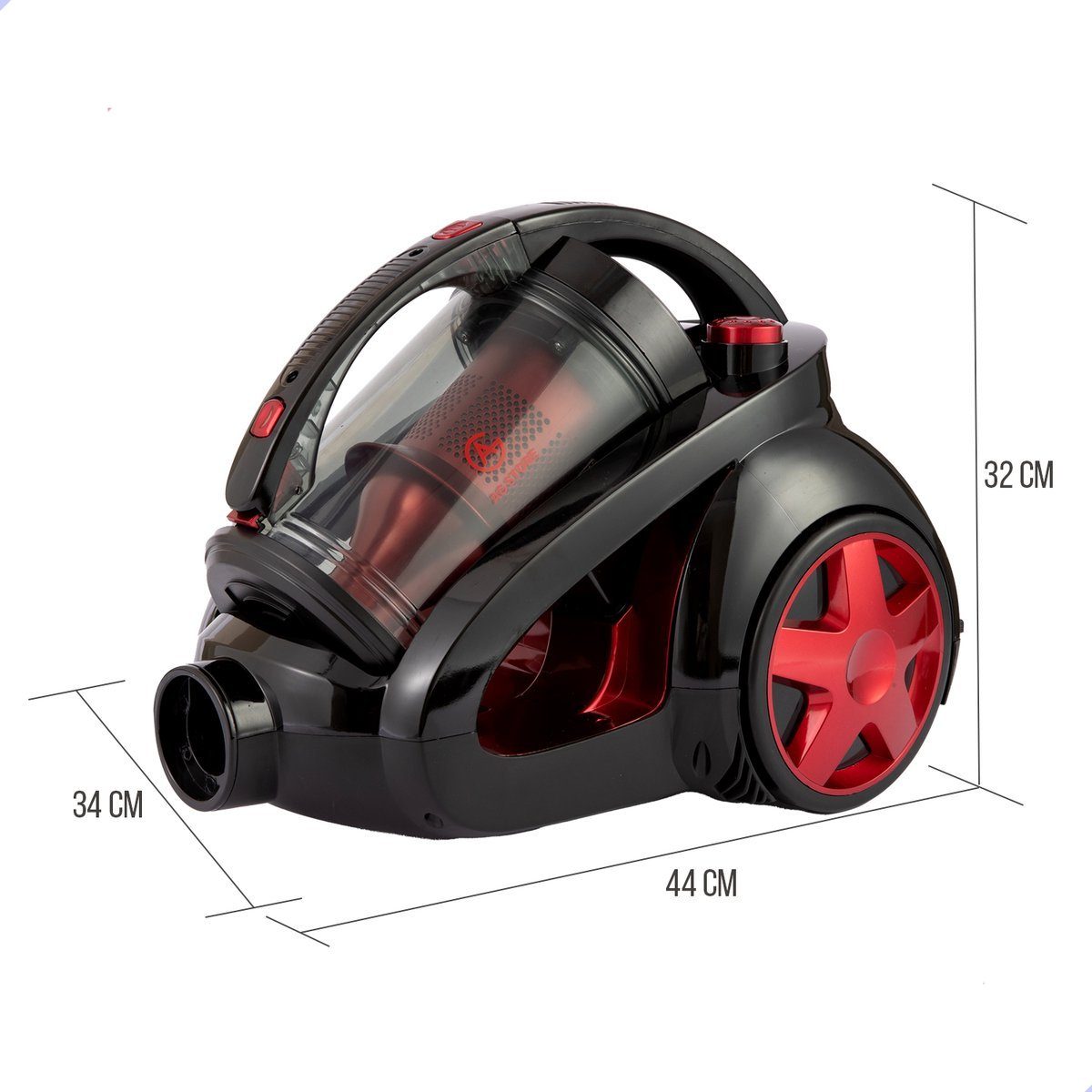 AG Bodenstaubsauger AG3000 - AG3100 Beutelloser Staubsauger - Starke Saugleistung, 900,00 W, Bodenstaubsauger