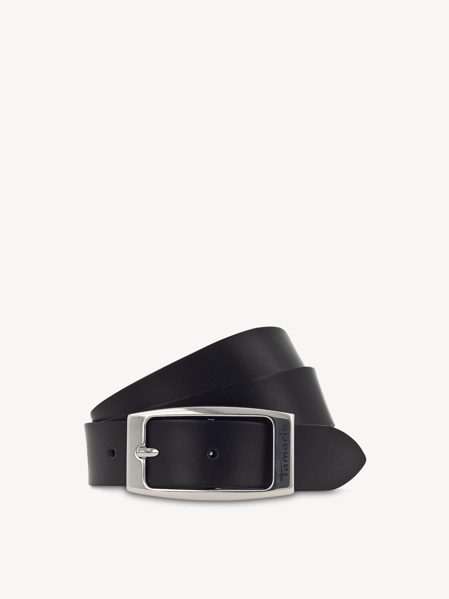 Ceinture en cuir - noir
