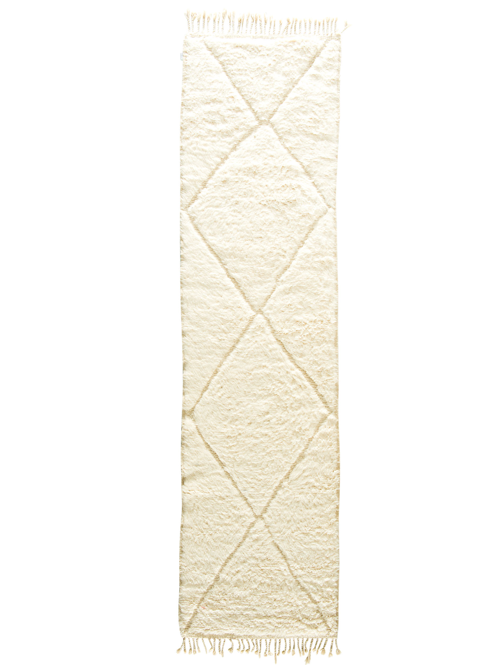 Beni Ourain ca. 82 x 328 cm, Unikat / Einzelstück