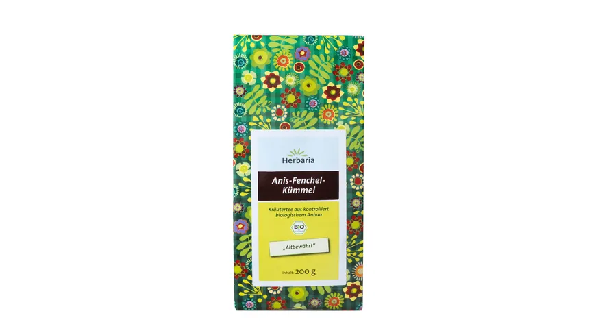 Herbaria Anis-Fenchel-Kümmel-Tee bio 200 g