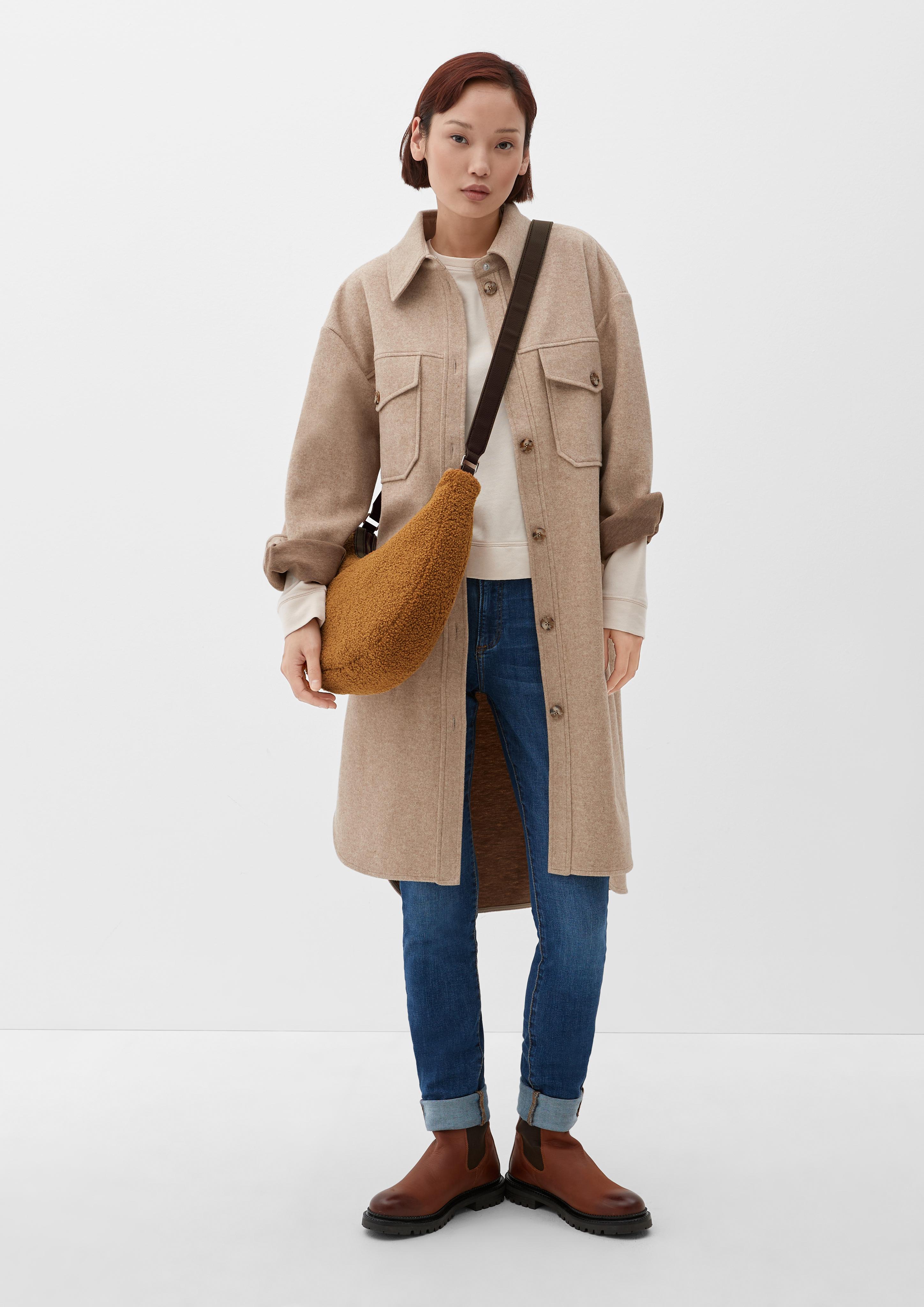 Hobo Bag aus Teddyplüsch  2120496-8469