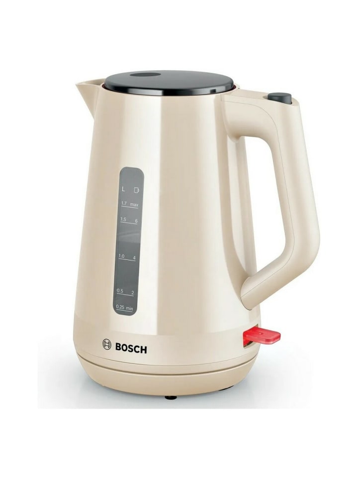 Bosch Leistungsstarker Wasserkocher00 Watt 1,7 Liter Kapazität in Beige günstig kaufen onesize