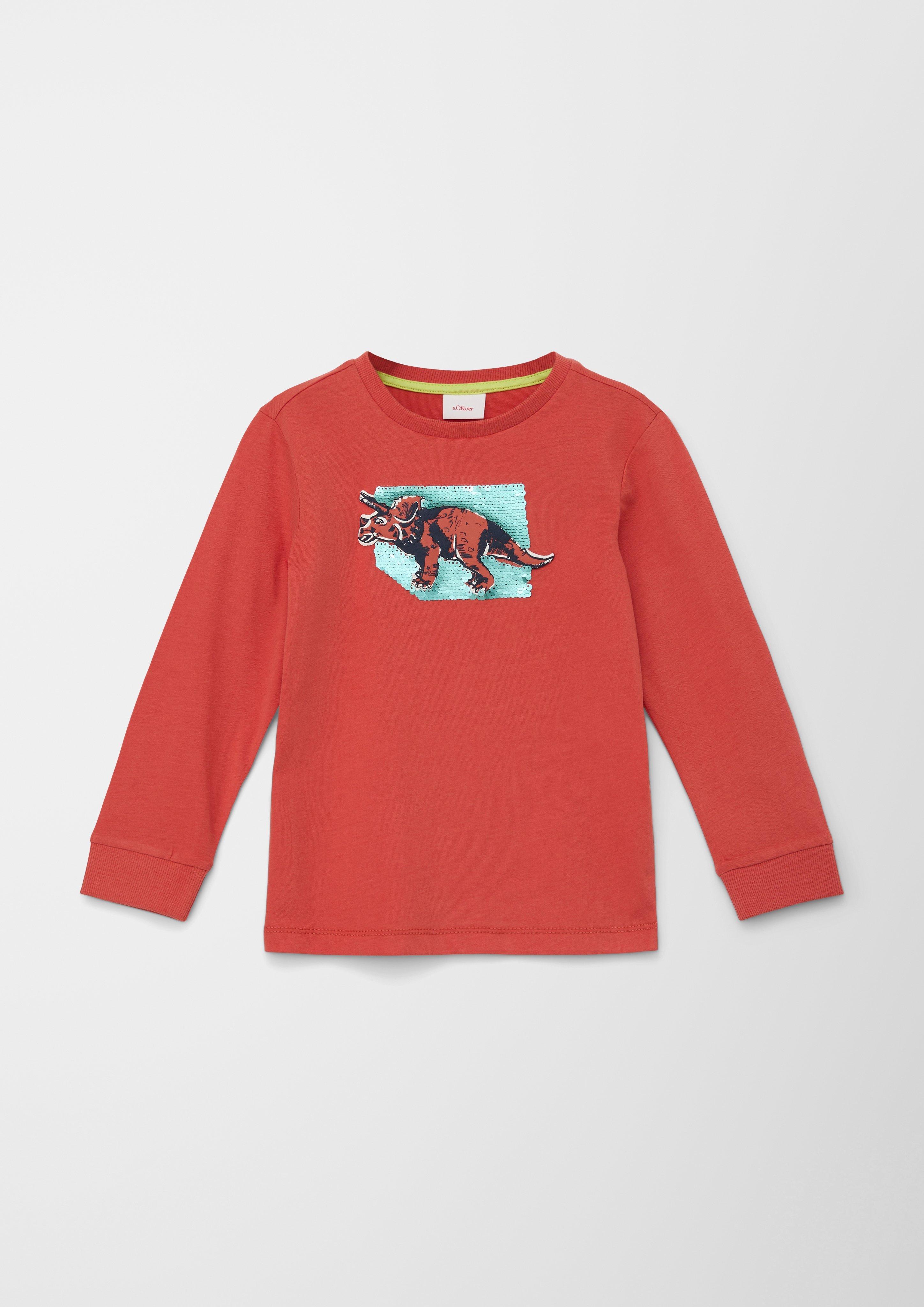 Longsleeve mit Wendepailletten  2127544-2061