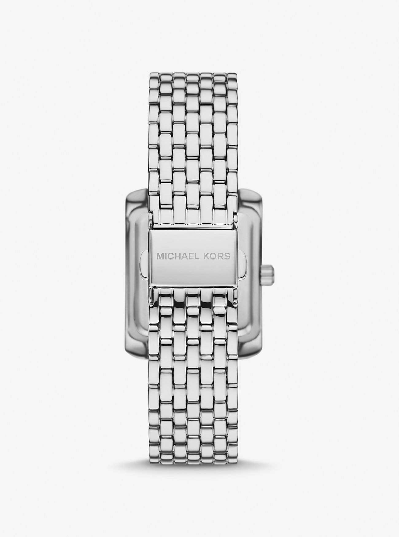 Petite Emery Pavé Silver-Tone Watch - SILVER