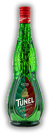 Hierbas Tunel Dulces Mallorca Hierbas Tunel Dulces Mallorca Mallorcas traditioneller Kräuterlikör mit dem Anisstängel in der Flasche. 0,7	 Liter - Vol 22%