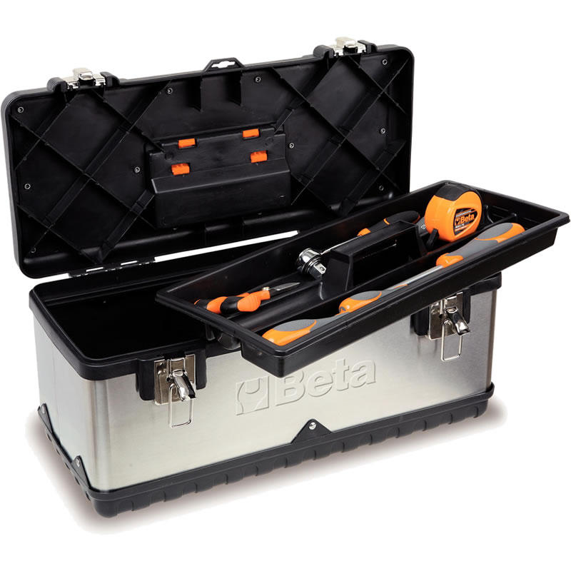 Beta 021170500 CP17 Stainless Steel Tool Case Empty