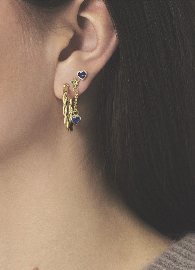 Anna + Nina Platonic Love single earrings