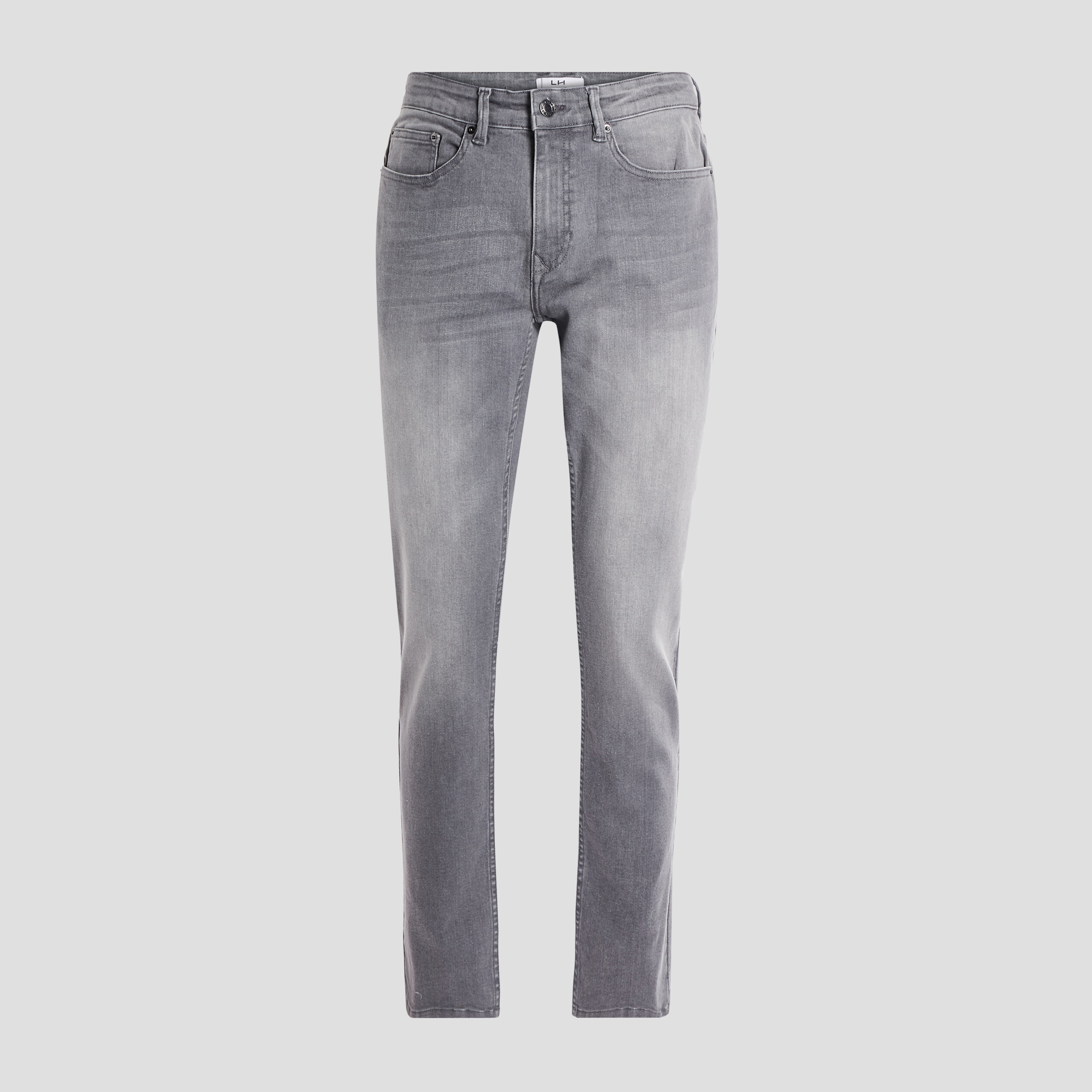 Jeans regular stretch denim gris homme | La Halle