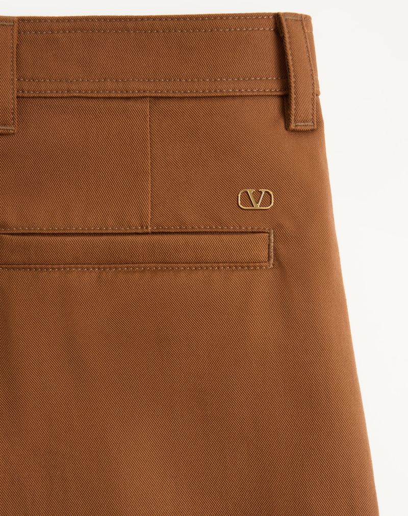 Calças Valentino em gabardine de algodão