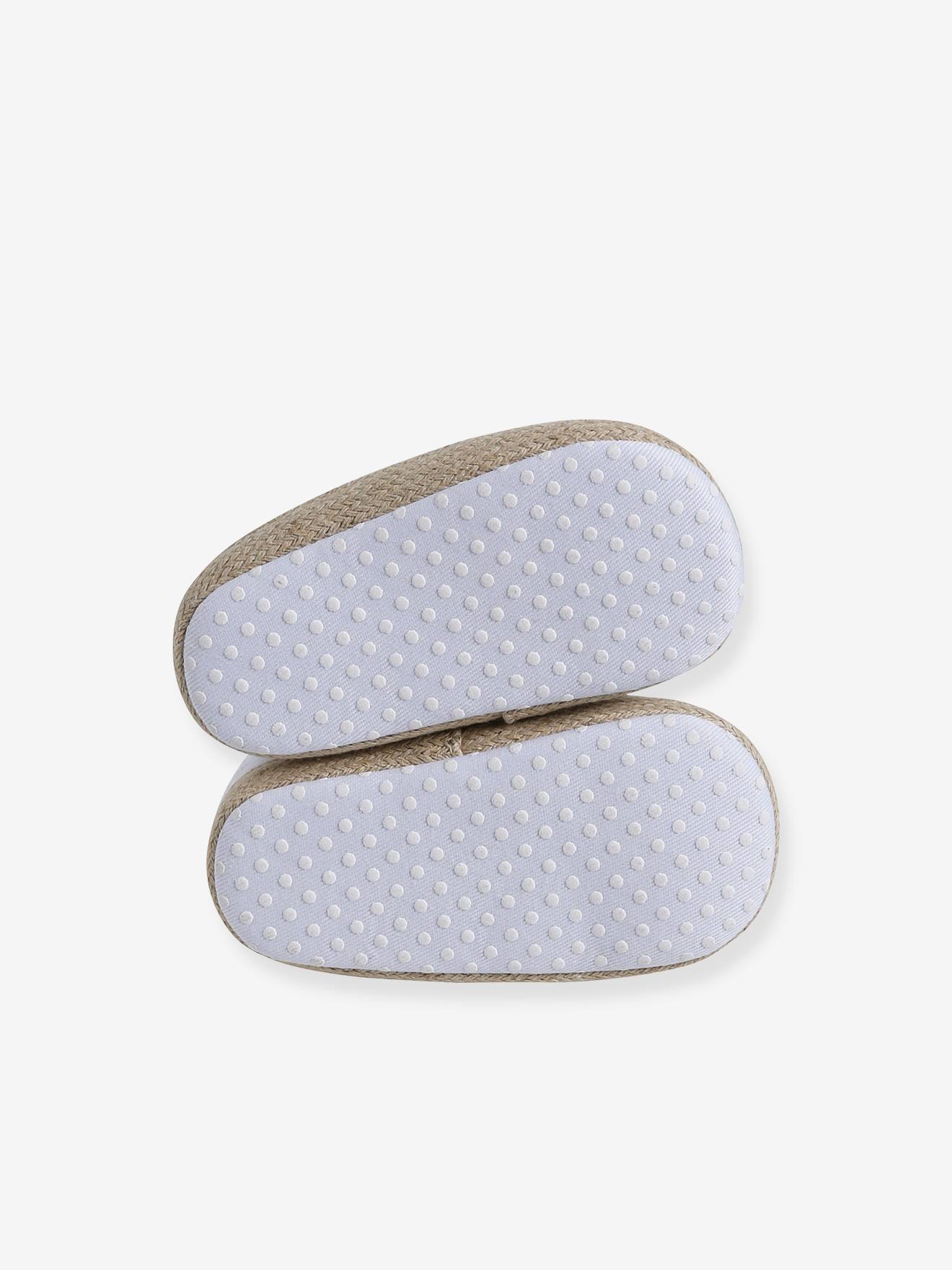 Vertbaudet Baby Schuhe mit Lochmuster & Gummizug - weiß