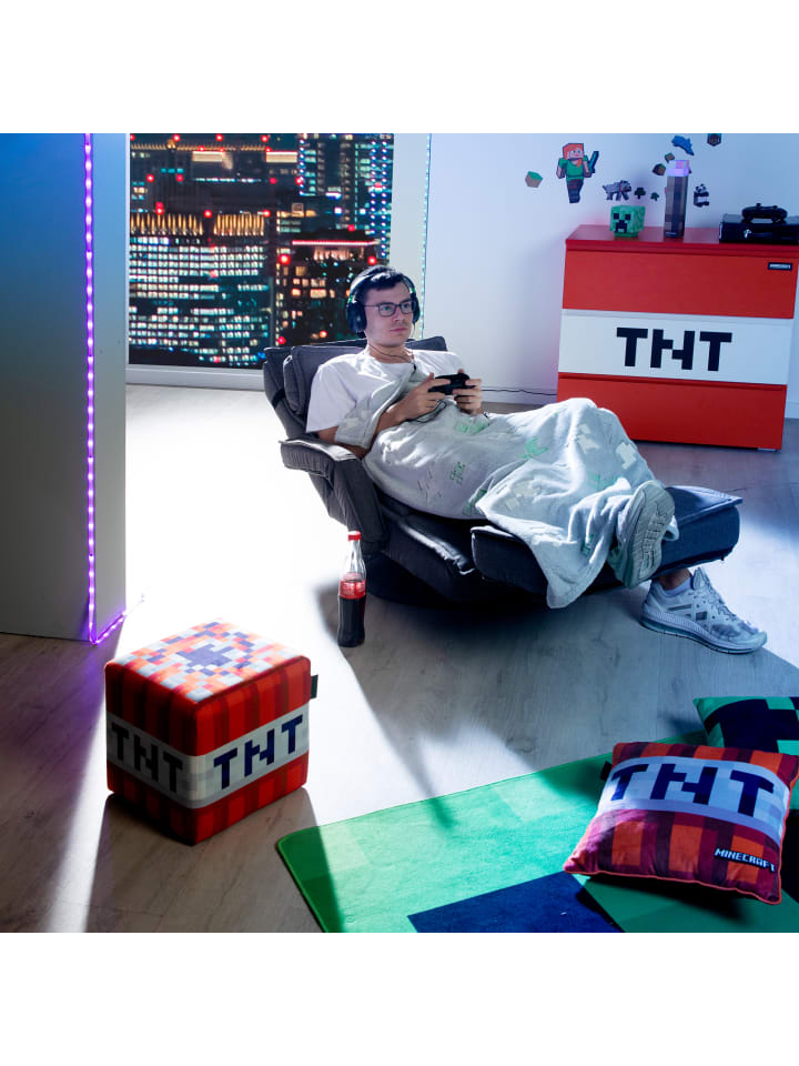 Minecraft Minecraft - Kuscheldecke, leuchtet im Dunkeln günstig kaufen onesize