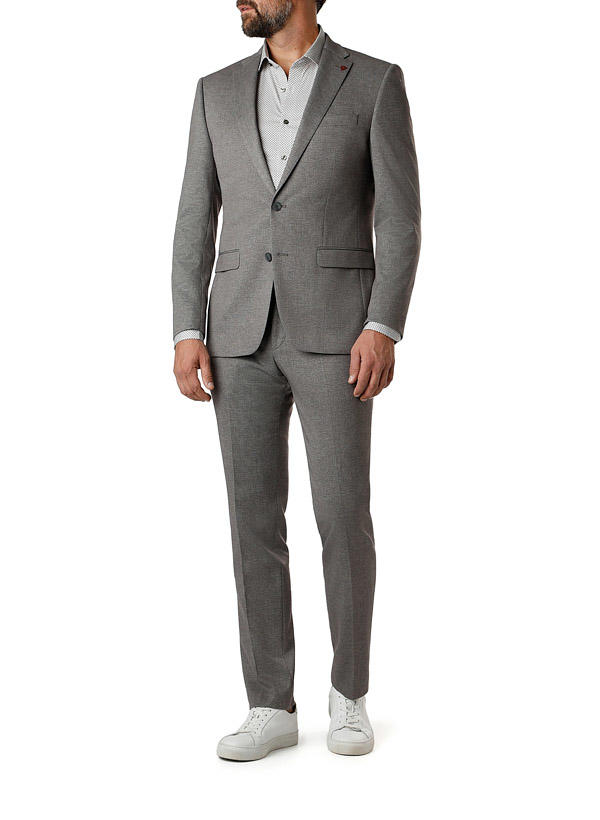 ROY ROBSON, Anzug, Slim Fit, Jersey, cappuccino