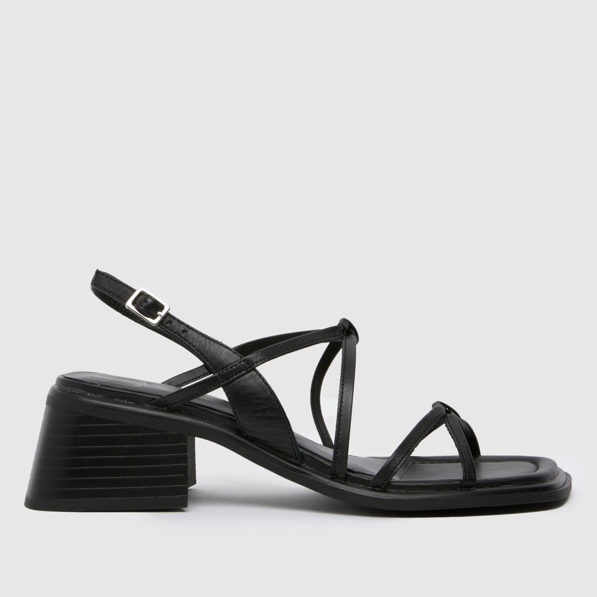 Vagabond Shoemakers – Ines – Svarta höga klackar med knut