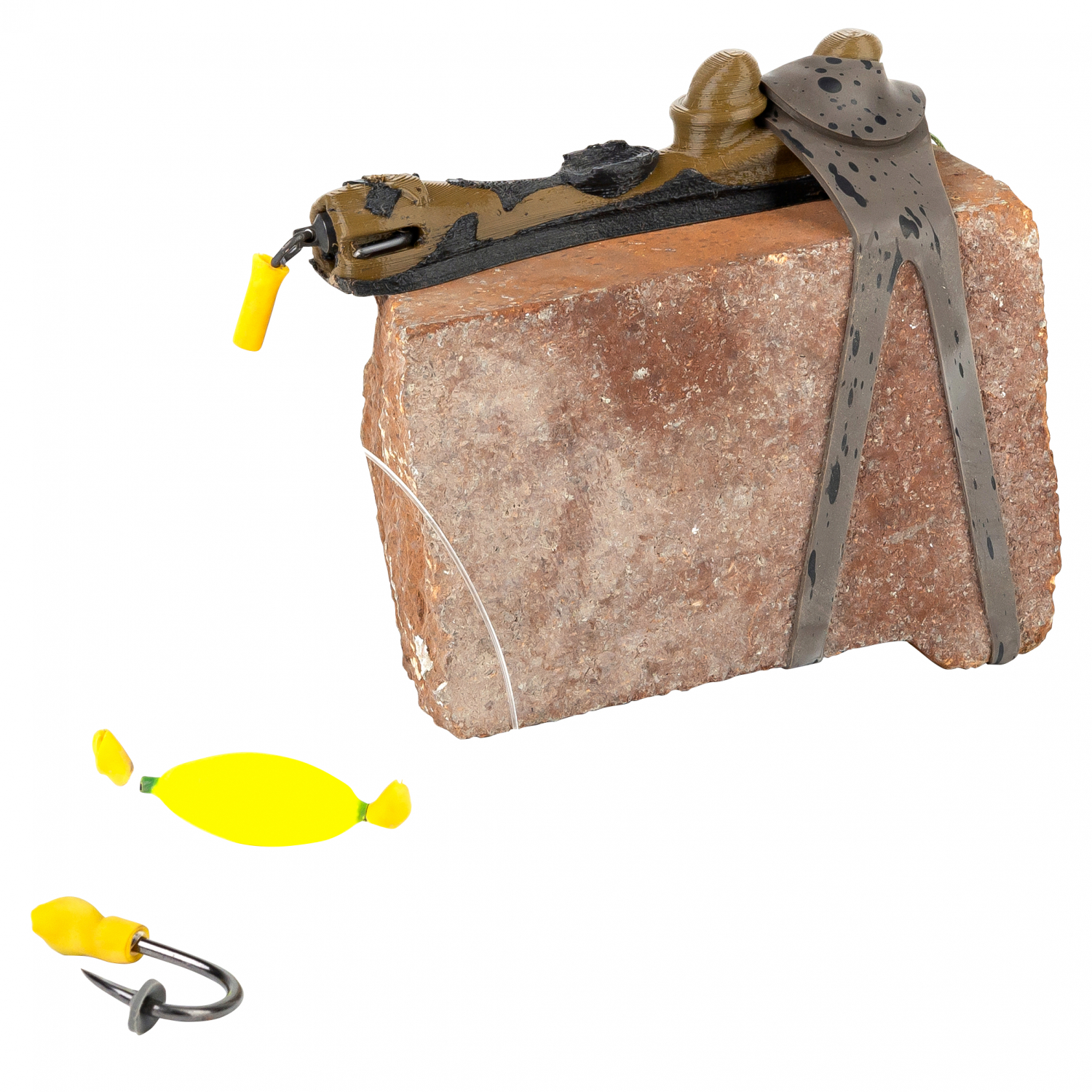 FISHSTONE Welsmontage 2XweLs Rubber (Einzelteil - sandy)