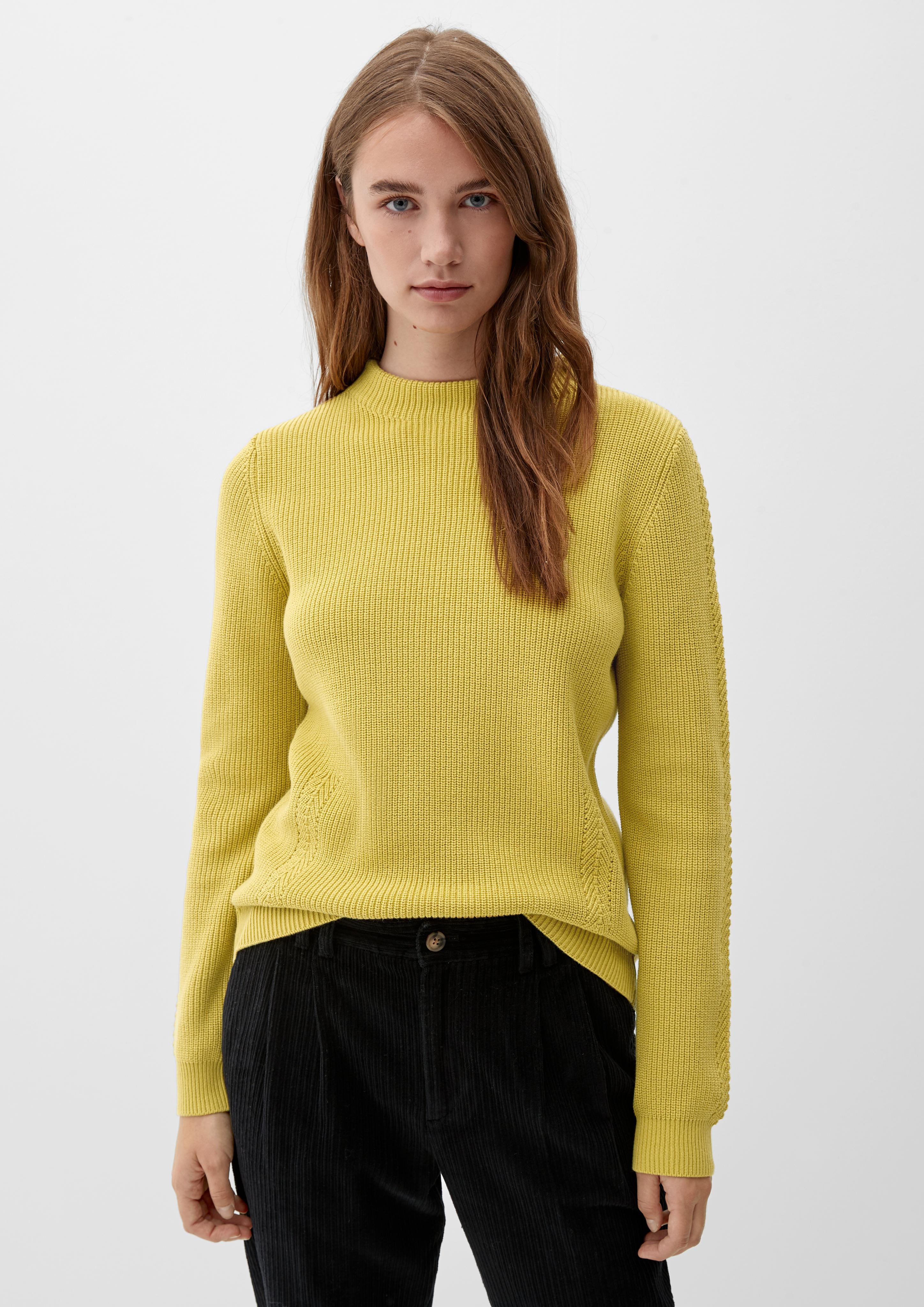 Strickpullover mit Stehkragen  2121133-1491