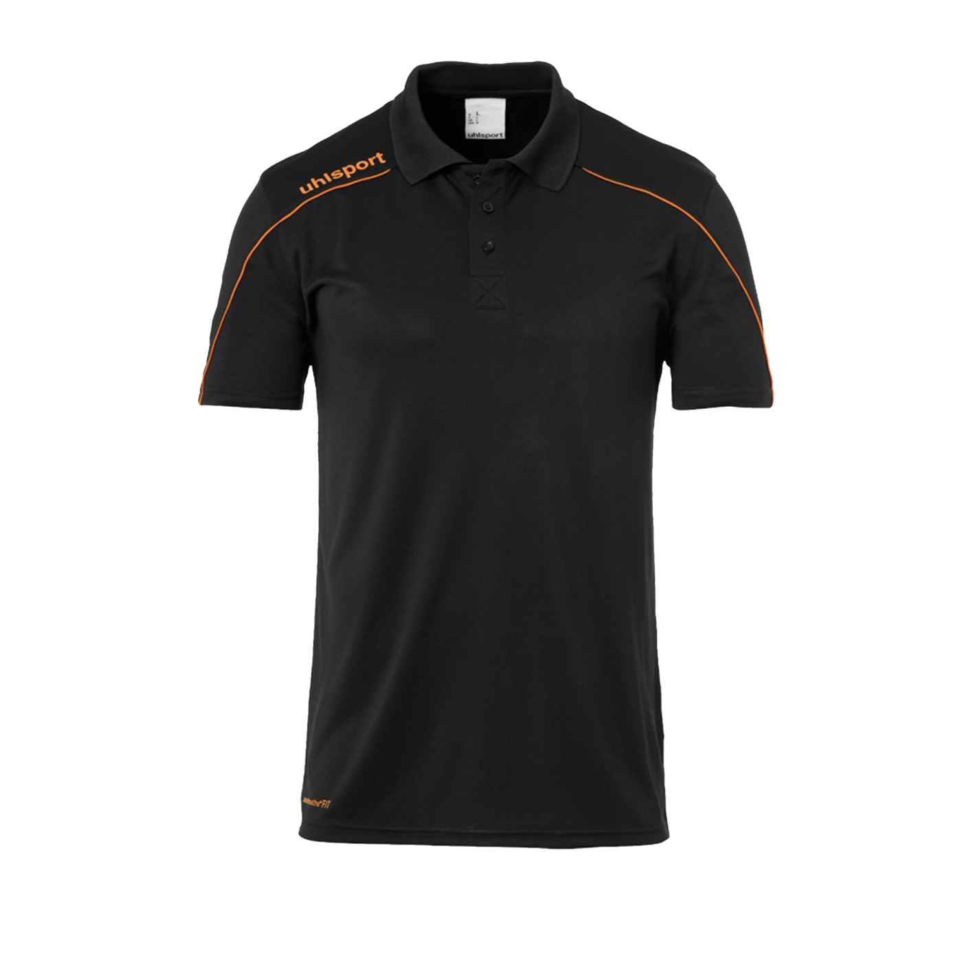 Uhlsport Stream 22 Poloshirt Kids Schwarz F22