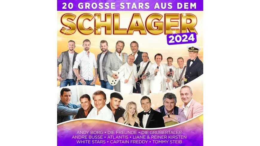 20 große Stars aus dem Schlager 2024