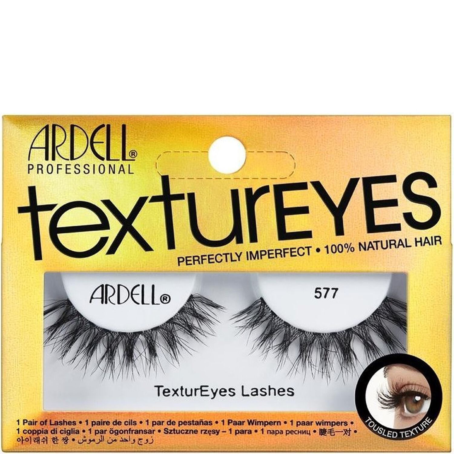 Ardell Textureyes Lashes Faux Cils cheveux texturés 100% naturels 577