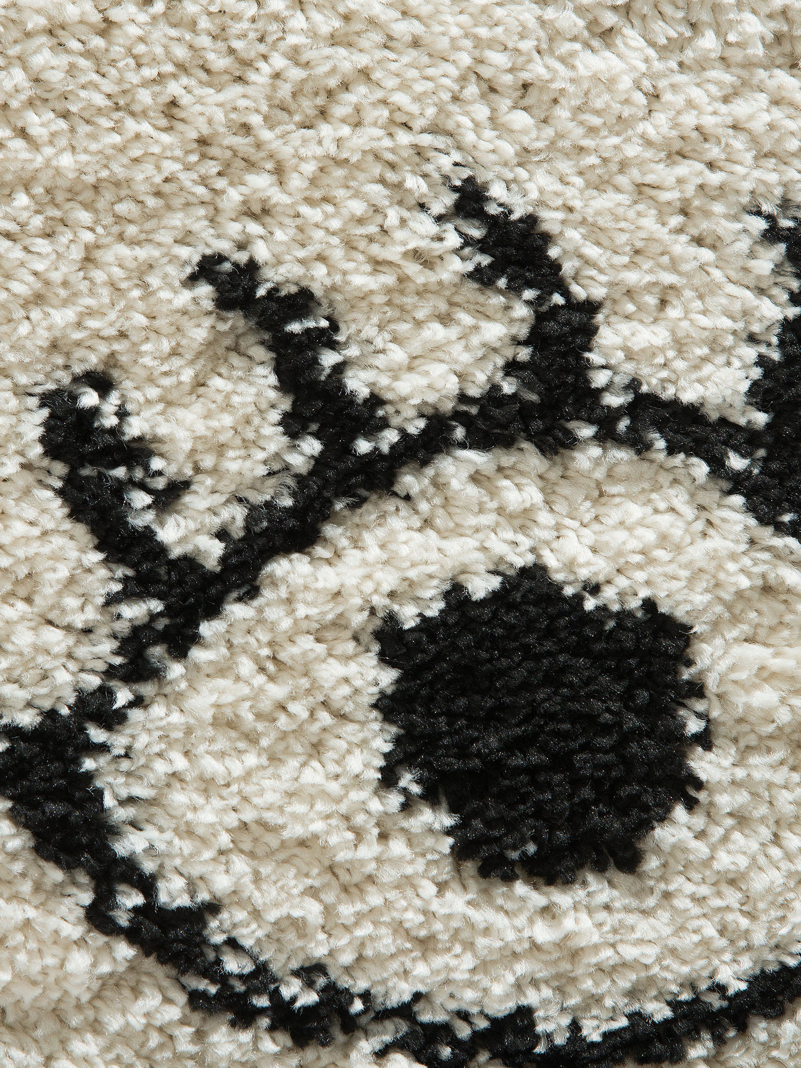 Duality Moderner Teppich, Creme